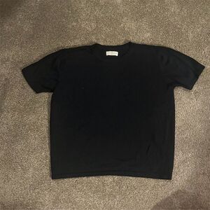 Vintage Yarnworks Women's Black Graphic Print T-Shirt Size M